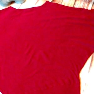 Women's Forenza small burgundy batwing sweater